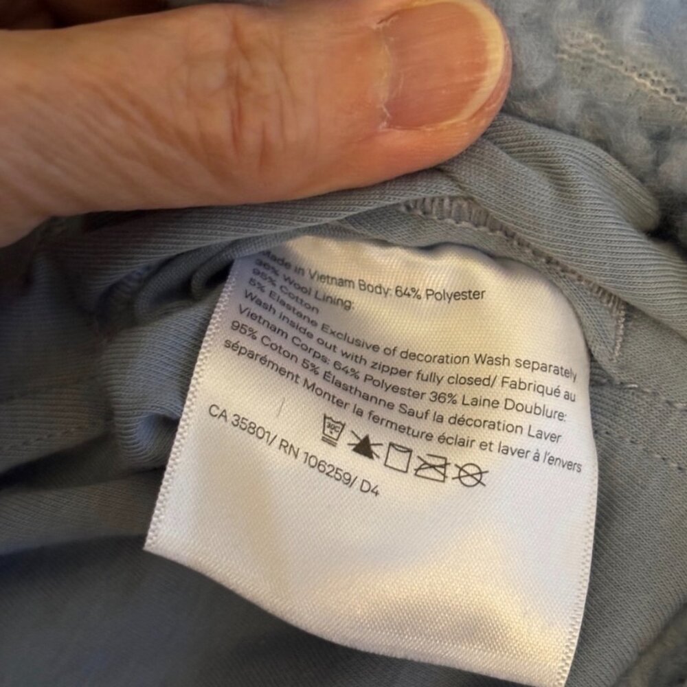 [SOLD] Lululemon Wool Whenever Crew Chambray 12 - Picture 11 of 11